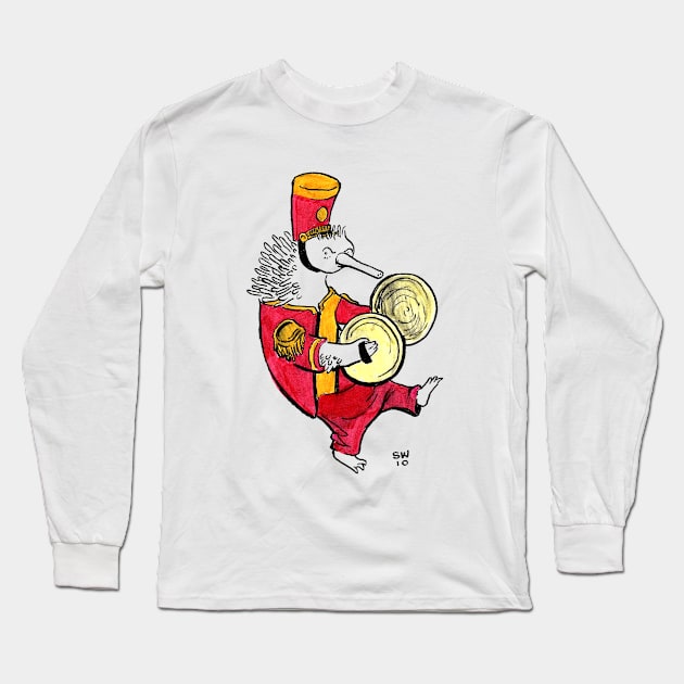 Marching Echidna Long Sleeve T-Shirt by CoolCharacters